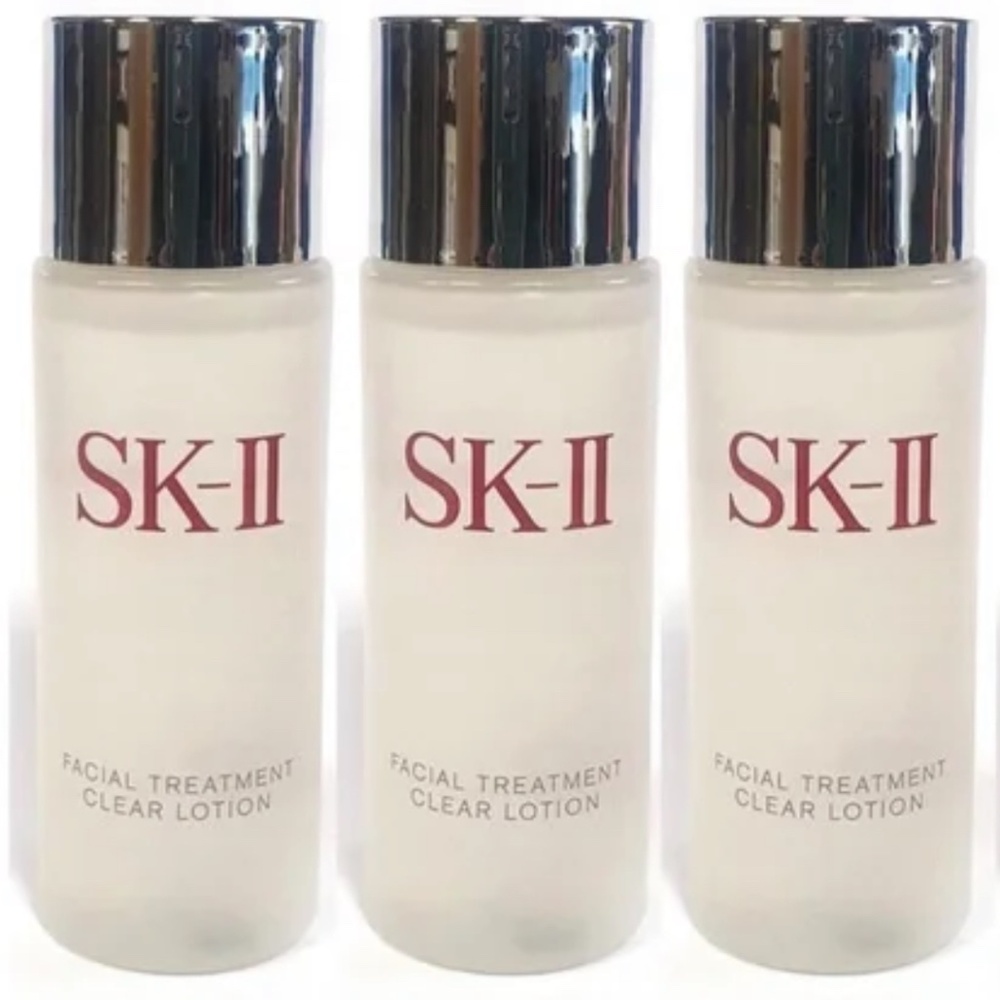3x SK-ll SK2 Pitera Facial Treatment Clear Lotion Hydrating Toner 1oz / 30ml NEW